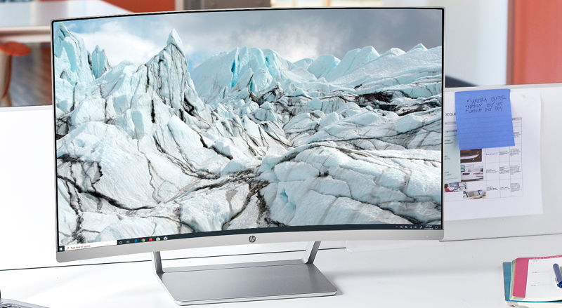 Monitor Curvo HP 27 de 27\