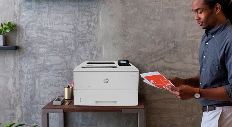 Impresora Láser HP LaserJet Pro M501dn, hasta 45 ppm, 600 x 600 dpi, USB,  Ethernet.
