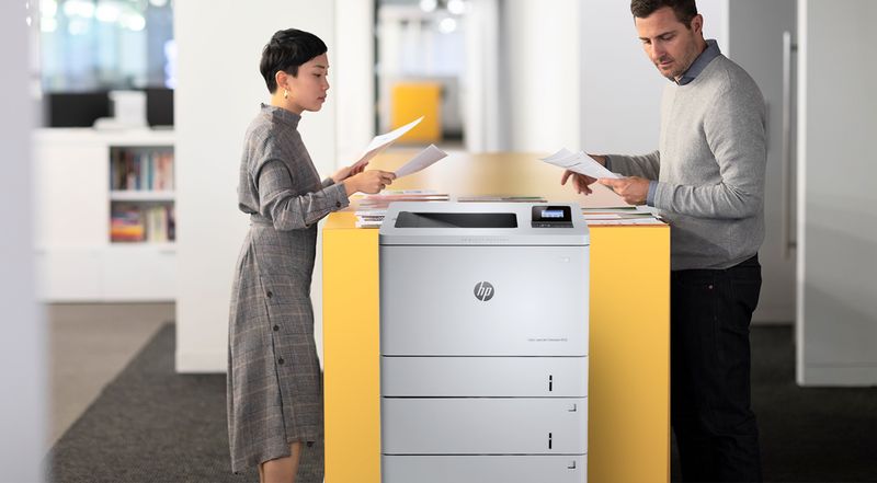 Impresora Láser a color HP LaserJet Enterprise M553dn, hasta 40ppm, Wi-Fi,  USB.