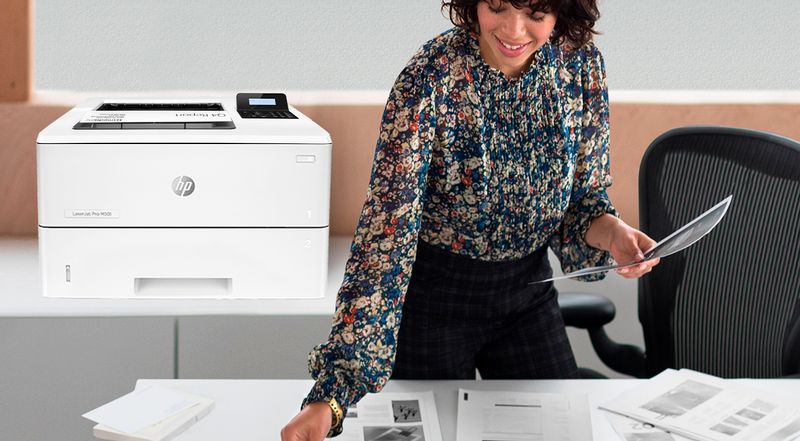 Impresora Láser HP LaserJet Pro M501dn, hasta 45 ppm, 600 x 600 dpi, USB,  Ethernet.